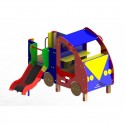 Детский игровой комплекс с горкой Авто  (DIO401)